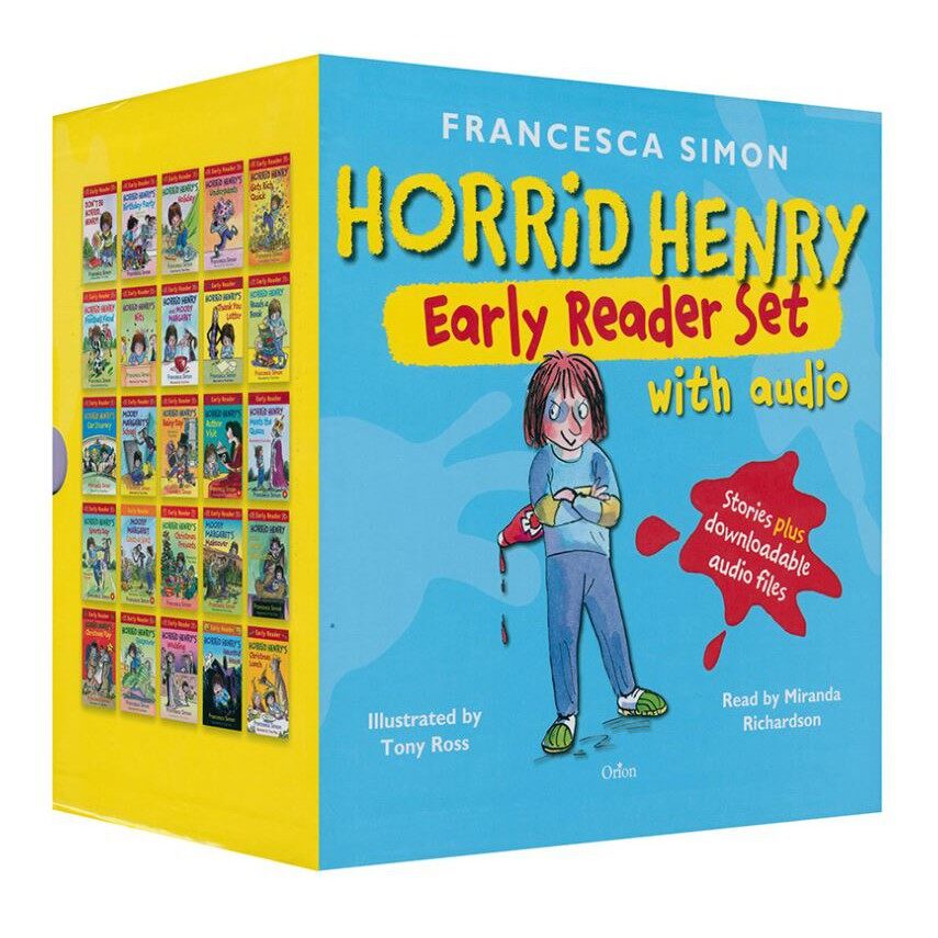 Horrid Henry Early Reader 25 books set (Free audio via email | Lazada