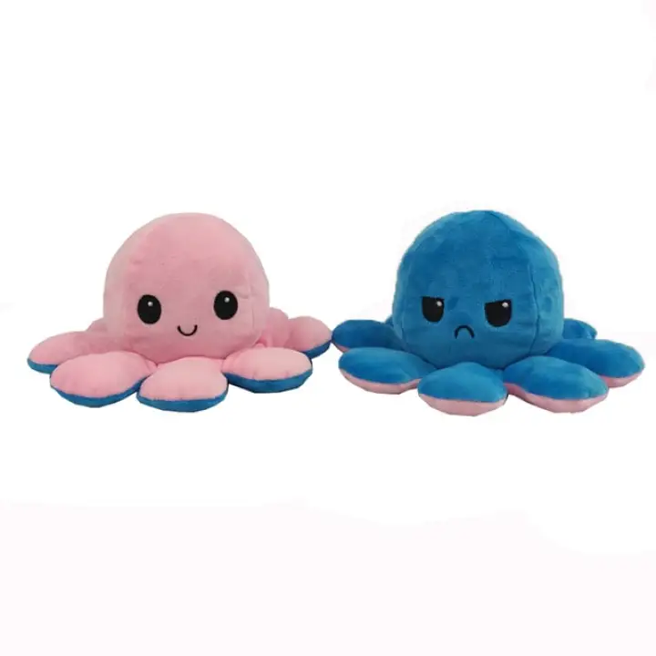 happy and sad octopus