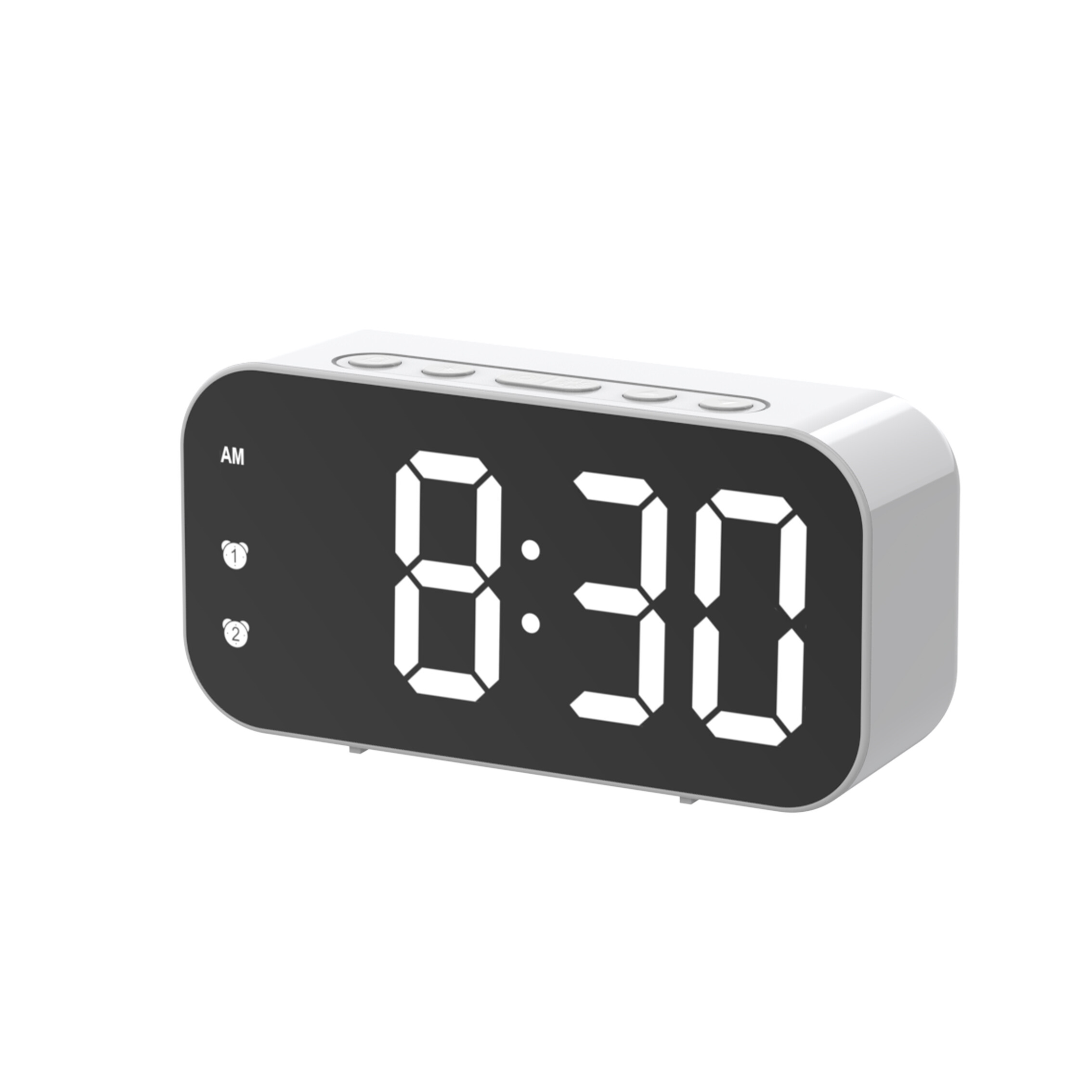 Simple LED electronic alarm clock clock student plug-in dual-purpose small alarm clock digital clock voice activated temperature clock