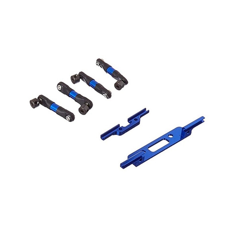 Front & Rear Sway Bar Set For 1/10 Traxxas Slash 2WD – Adjustable Anti-Roll Bar Kit With Mounts