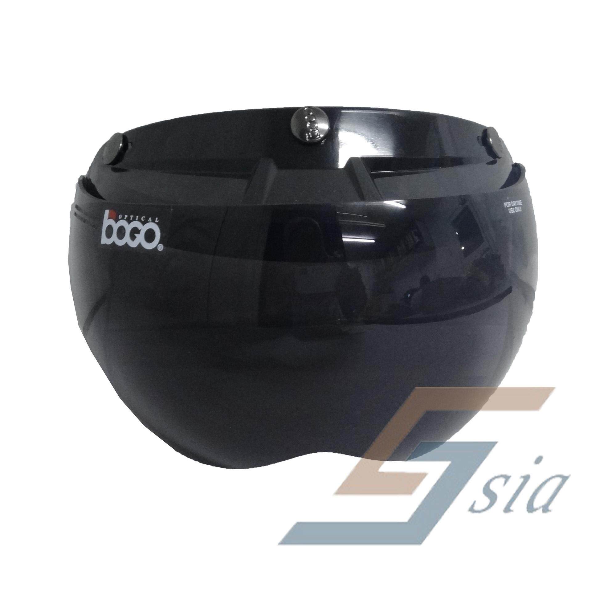 dark grey visor