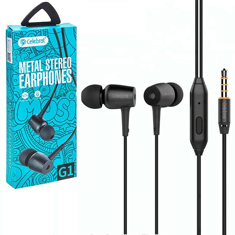 metal stereo earphone