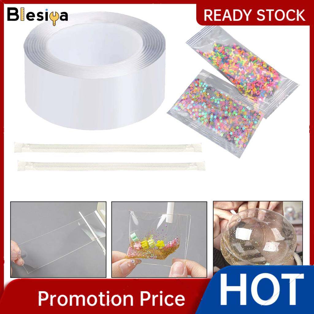 Blesiya Bubble Blowing Double Sided Tape Nano Tape Non Trace Waterproof Tape Strong