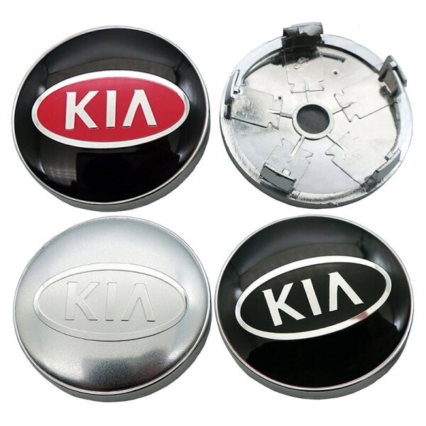 4 Cái 60 Mét Xe Wheel Center Hub Caps Badge Emblem Decal Vành Bánh Xe Bìa Cho KIA K2 K3 K5 Sorento Sportage R Rio Soul Cap Xe