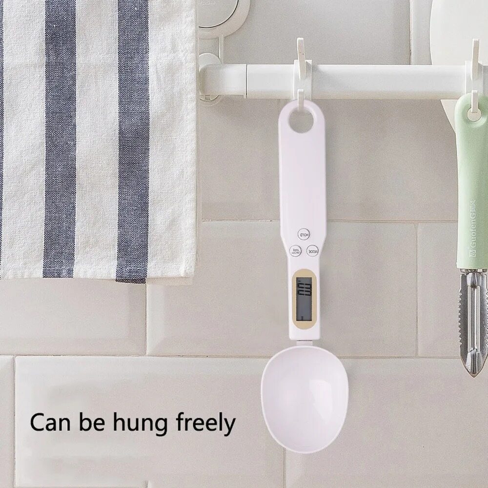 Quy mô muỗng đo kỹ thuật số nhỏ chính xác với công cụ đo Bếp Màn Hình LCD điện tử 500g/0.1g