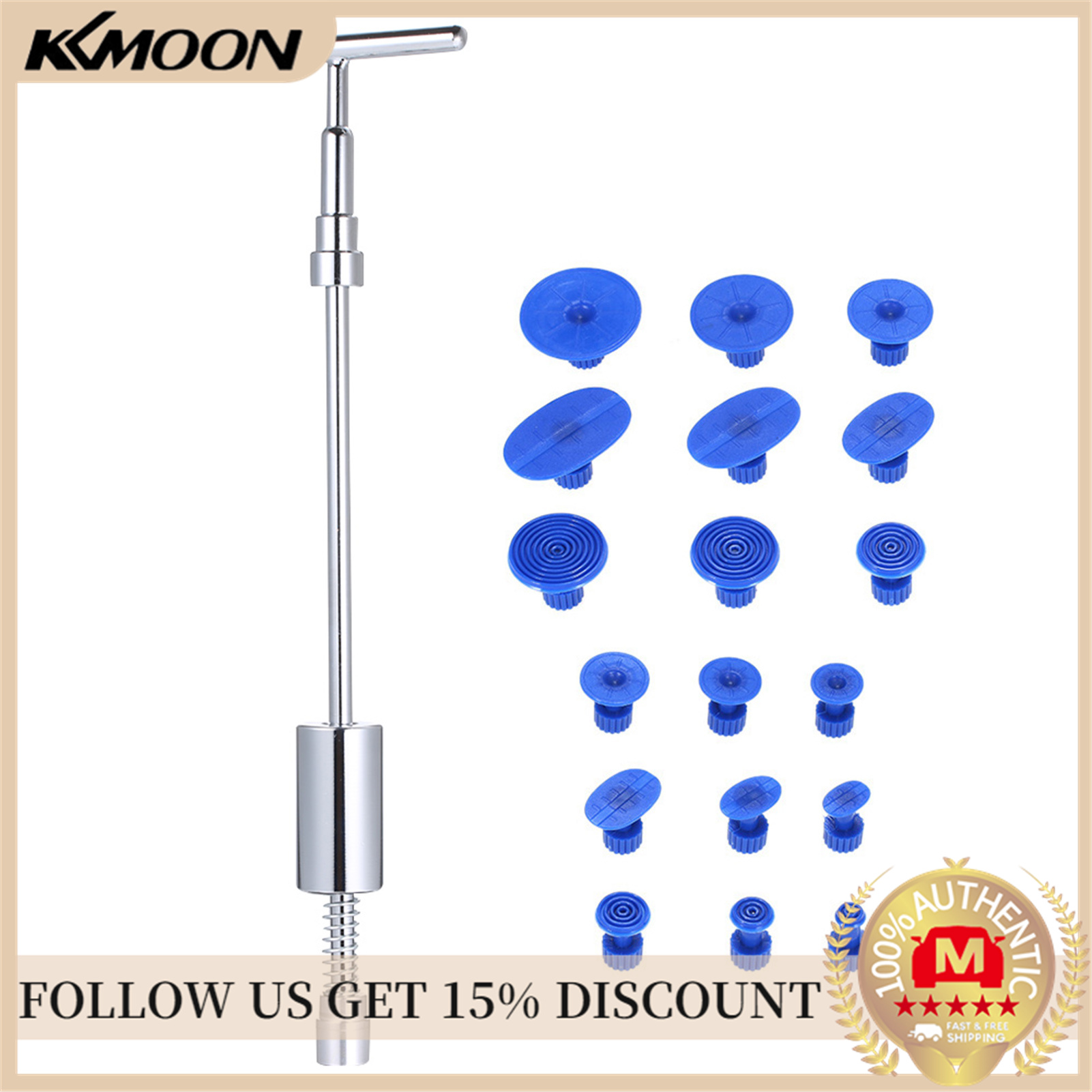 Tools Paintless Dent-Repair Dent Puller Kit Dents Removal Slide Hammer Glue Sticks Reverse