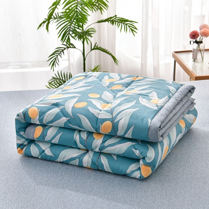 【Pillow Not Included】Japanese Style Summer Quilt Queen Size King Thin Fashion Printing Air Conditioner Quilt 4/5/6 Feet Bed
