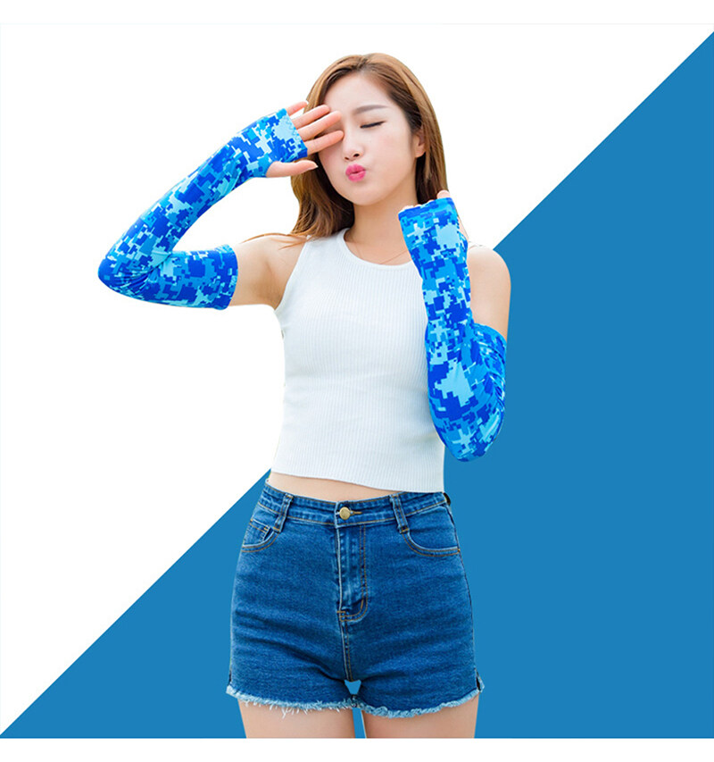 SUPERFLOWER Summer Sports Compression Arm Sleeve Basketball Cycling Arm Warmer Running UV Protection Volleyball_voghion.com