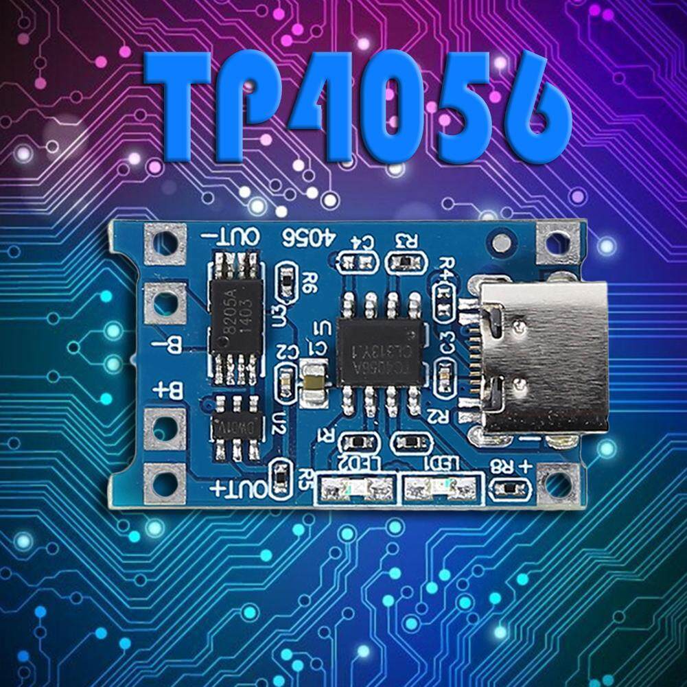 5 Bảng Mạch Mô-đun Sạc Pin Lithium TP4056 1A, Bảo Vệ W/USB Type-C