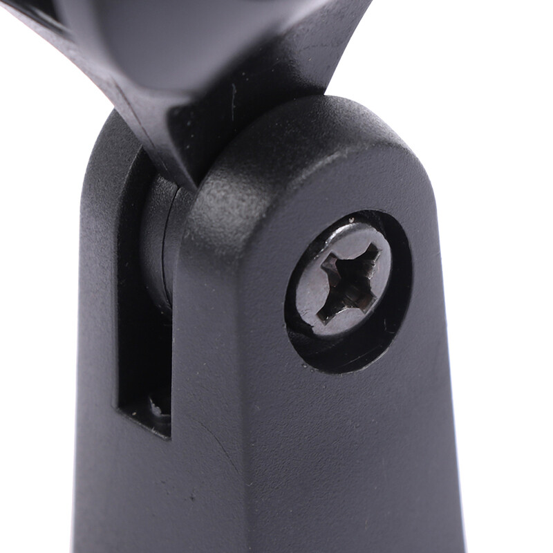 Microphone Clip with Wireless Microphone Cantilever Shock-proof Bracket Clip Universal Microphone Clip Holder Female Nut Adapters Black