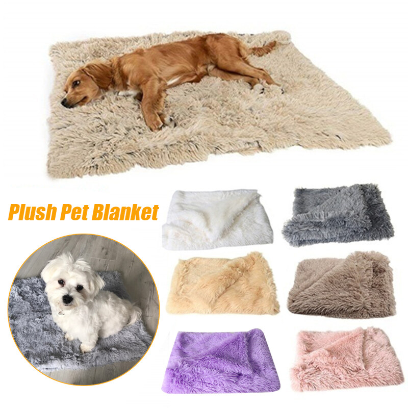 S/M/L Extra Large Dog Soft Cozy Lông Cừu Ấm Áp Thú Cưng Chó Mèo Chăn Ném Hai Lớp Mùa Đông