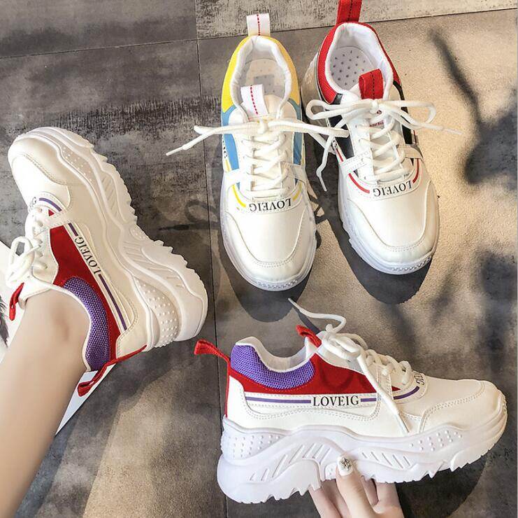 Ready Stock Women Sneakers Plus Size 36 42 Malaysia Ready Stock Women S Sneakers Kasut Sukan Wanita Outdoor Sport Kasut Casual Shoe Heighten Shoes Lazada