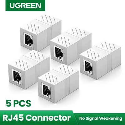 UGREEN 5Pack In-Line Coupler Cat7/Cat6/Cat5e Ethernet Cable Extender Adapter -White
