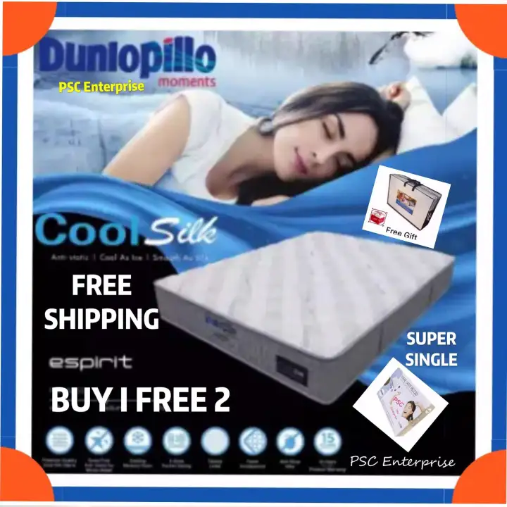 15 Years Warranty Uk Dunlopillo Coolsilk Espirit Talalay Latex