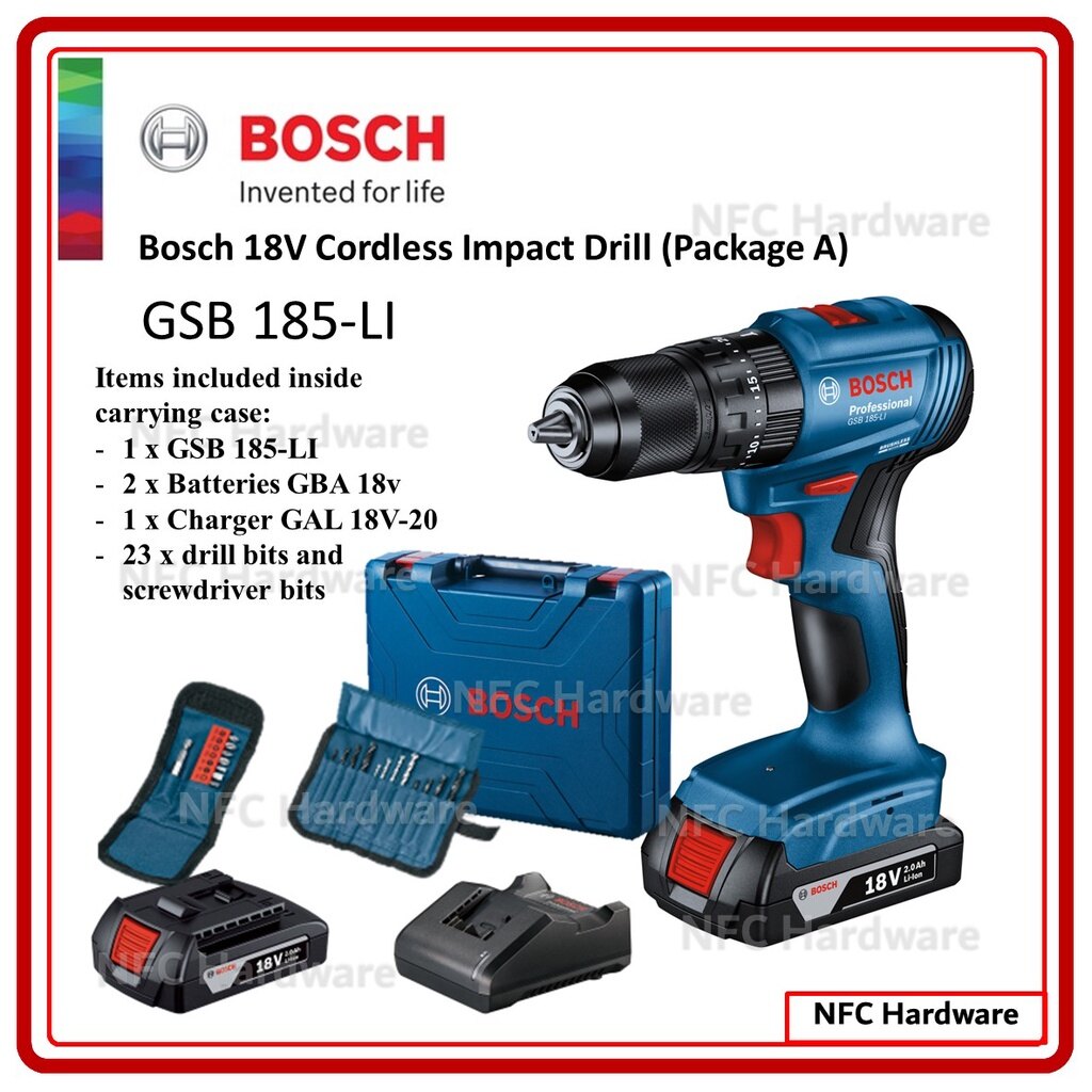 Drill Machine 18v 50 Best Drill Under 50 BOSCH GSR185-LI GSR 185
