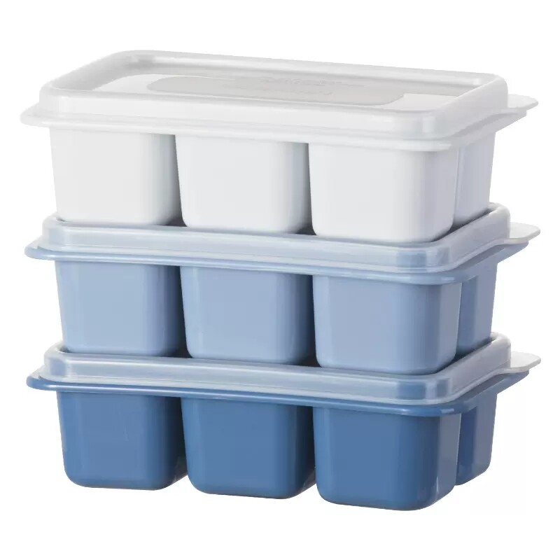 Silicone Ice Cube Maker Form for Ice Candy Cake Pudding Chocolate Molds Easy-Release Square Shape Ice Cube Trays Molds