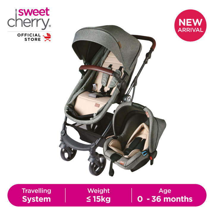sweet cherry pliko car seat
