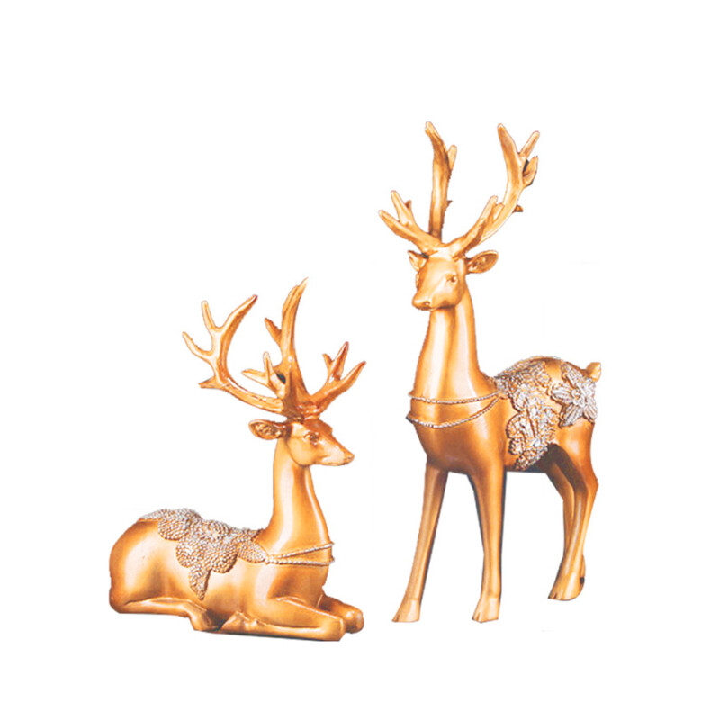 small plastic deer figurines