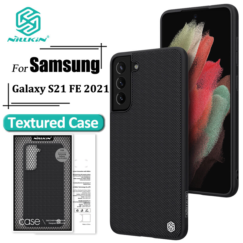 Nillkin Luxury Matte Textured Case for Samsung Galaxy S21 FE Phone Cases Anti - Pollution TPU + PC Shockproof Durable Non-slip Back Cover