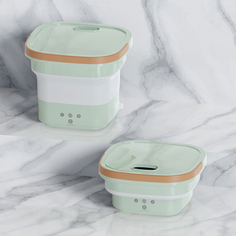KAIMEIDI Folding washing machine mini small washing machine negative ion socks washing machine mother and baby underwear underwear cleaner