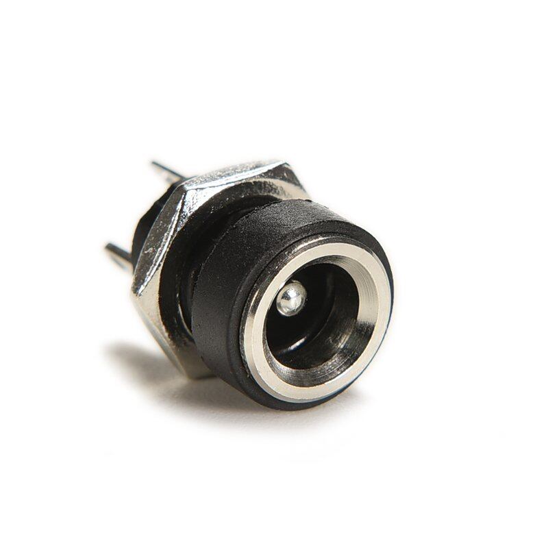 Aolie 10 Chiếc Giắc Cắm Nguồn Điện Một Chiều Đầu Nối Gắn Bảng Điều Khiển 5.5X2.1Mm
