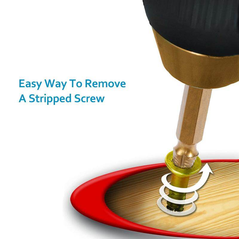 [Hàng Có Sẵn] KIPRUN 4 Sản Phẩm Mũi Khoan Tháo Vít Bị Hư Dụng Cụ Tháo Vít Tool4 Cái Dụng Cụ Tháo Vít Đầu Bị Hỏng/Dụng Cụ Tháo Vít Trượt/Tuốc Nơ Vít /Dụng Cụ Tháo Dây Gãy Hai Đầu