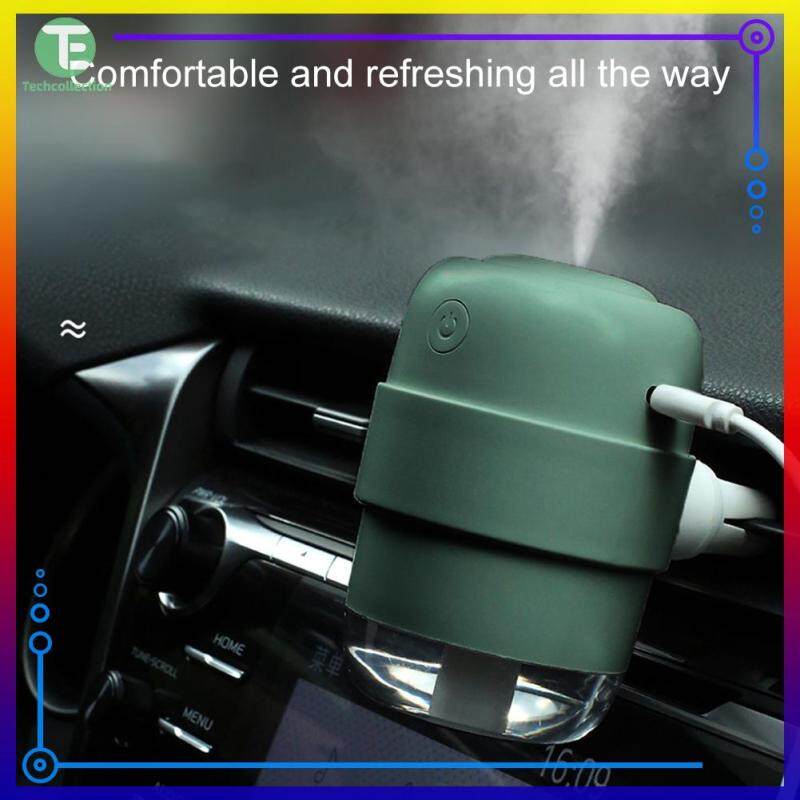 Car Air Humidifier Mini Silent Night Light Desktop Essential Aroma Diffuser Mist Maker Sprayer Singapore
