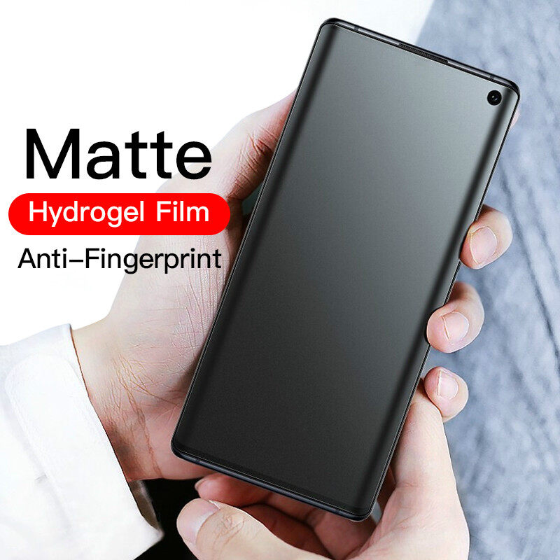 No Fingerprint Matte Hydrogel Film for Samsung galaxy Note 20 10 9 8 S24 S23 S22 S21 S20 Ultra S10 S9 S8 Plus Z Flip z fold 3 4 5 Screen Protector on Samsung s10e lite A50 Film