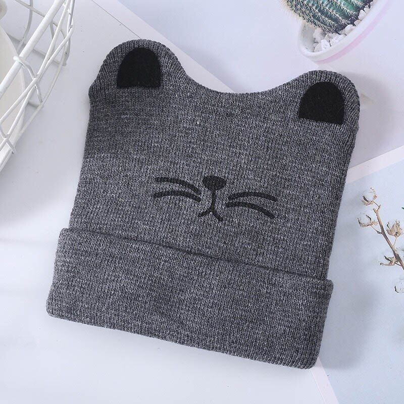 0-3 Years Baby Hat Boys Girls Cartoon Winter Knitted Cap Autumn Newborn Cute Beanie