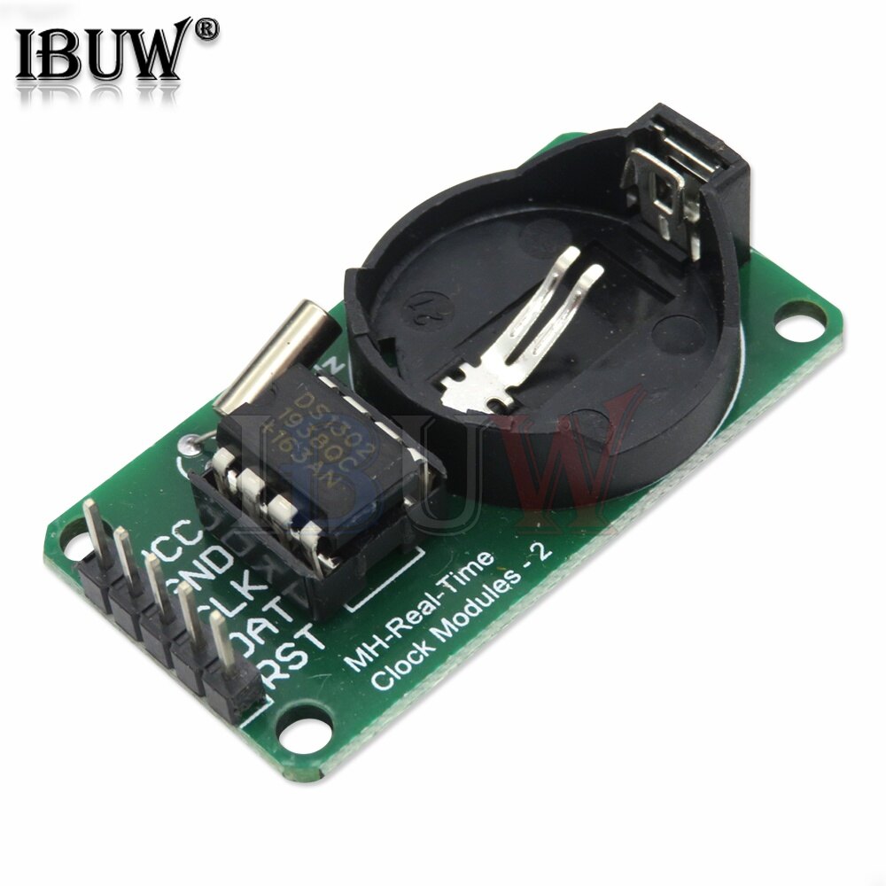 DS3231 AT24C32 Mô đun IIC DS1302 Độ chính xác mô-đun Đồng hồ DS1307 mô-đun bộ nhớ Mini Module thời gian thực 3.3V/5V cho Raspberry Pi