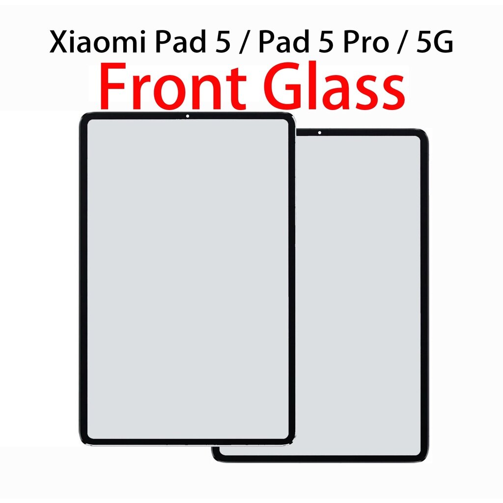 Front glass lcd display screen outer panel for xiaomi pad 5 / pad 5 pro 5g xiaomi mi pad 5 replacement