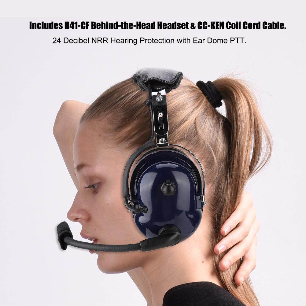 noise cancelling two way radio headset