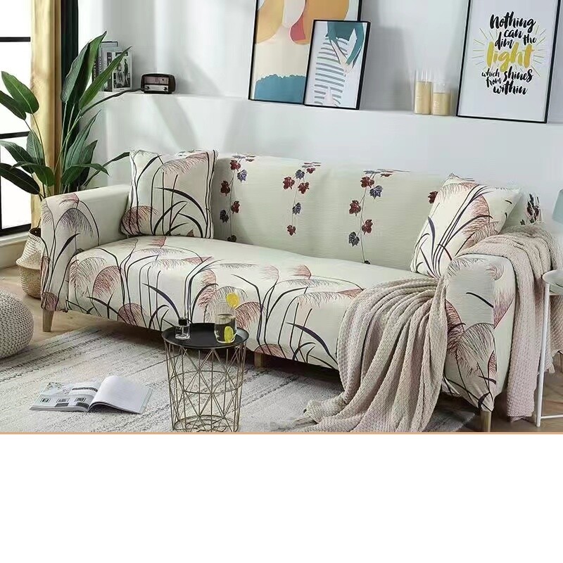 1/2/3/4 Seater L Shaped Elastic Sofa Cover for Living Room Corner Sofa Cover Chaise Longue Stretch Cover for Sofa Couch Armchair