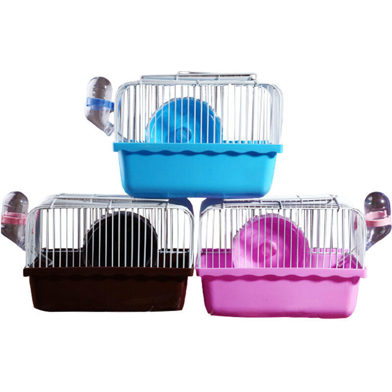Teeker Gerbil and Hamster Cage Base Promotes Instinctual Burrowing While Containing Litter and Debris Includes ALL Accessories and Play Tunnels