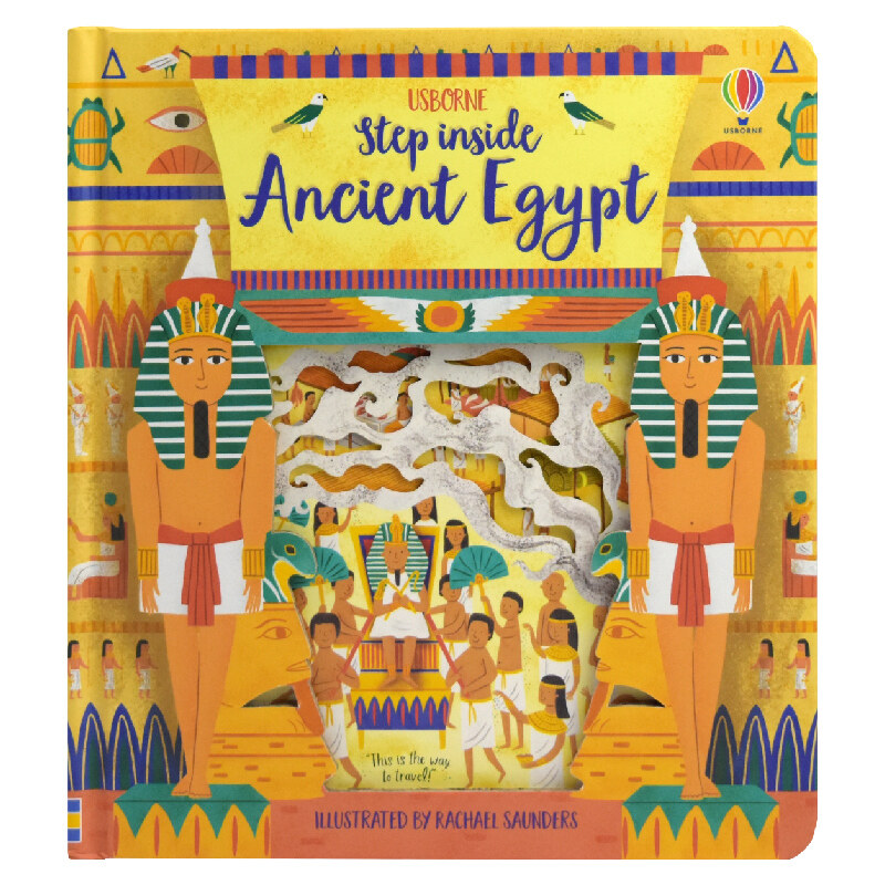 Usborne step inside ancient Egypt into ancient Egypt children's English ...