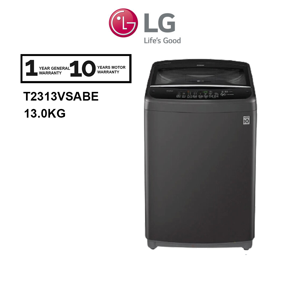 LG Washer T2313VSAB 13KG Top Load Inverter Washing Machine Turbo Drum