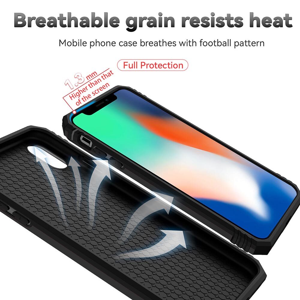 Ốp Điện Thoại Dành Cho iPhone X XS XR XS Max, Ốp Lưng Có Giá Đỡ Từ Tính Hình Áo Giáp Camera Bảo Vệ Cửa Sổ Đẩy Trung Sĩ