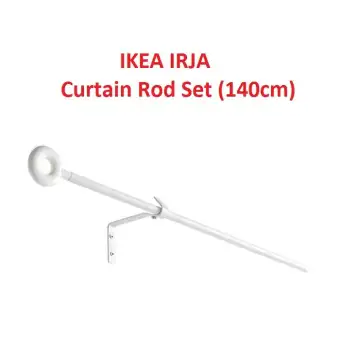 Ikea Irja Curtain Rod Set 140cm White 701 728 04 Ready Stock