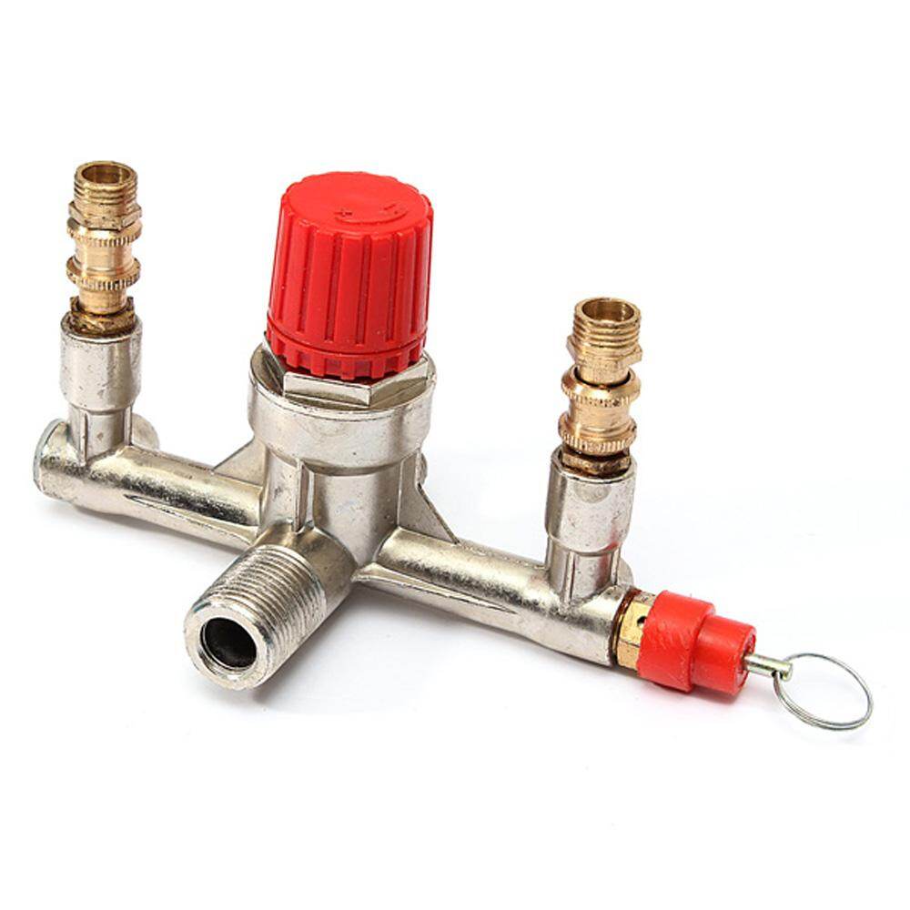 Comforhome 1PCS Aluminum Bracket Air Compressor Switch Bracket Air Pressure Regulator Valve Pump Parts Tool Set