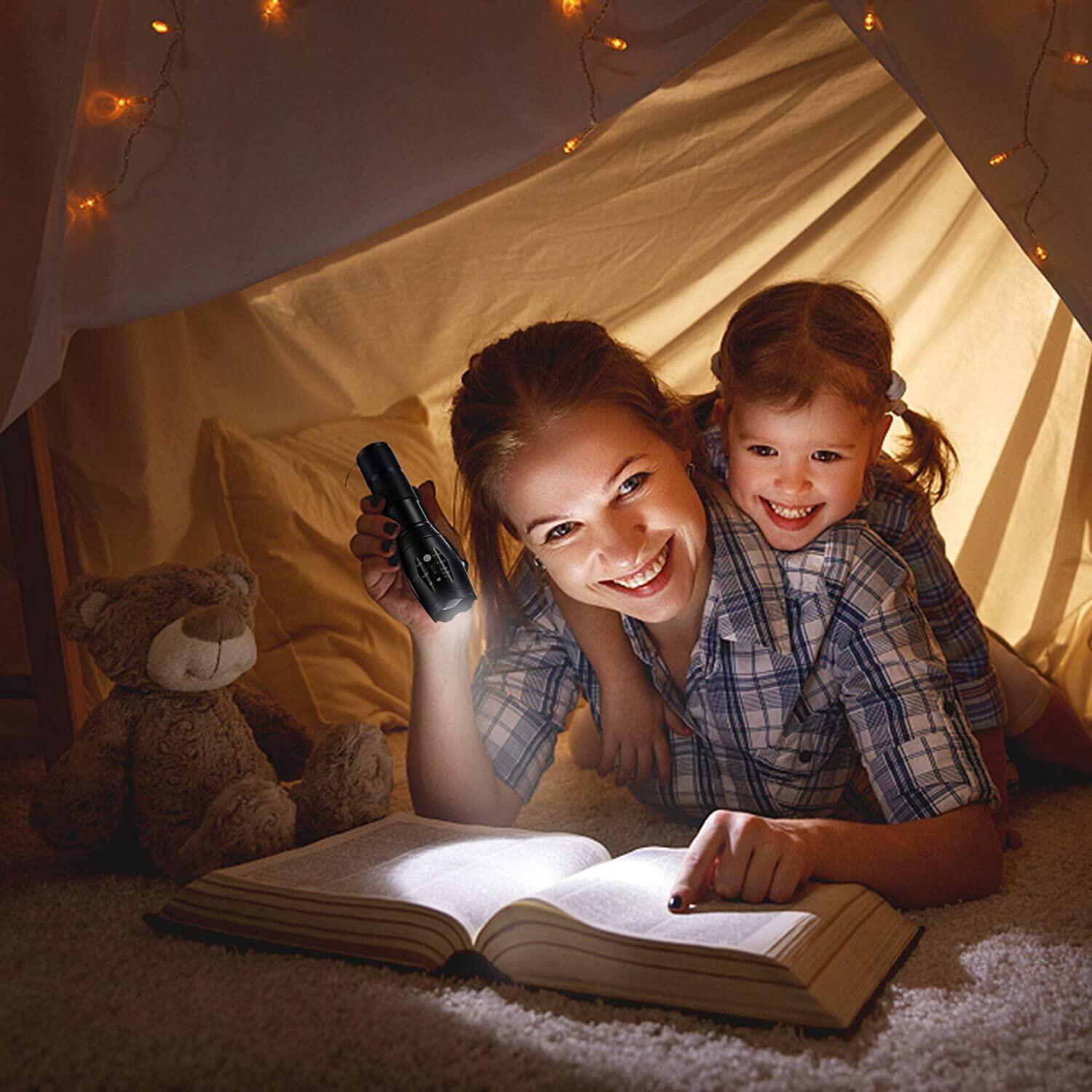 T6 đèn pin led có thể sạc lại với công suất lớn đèn pin đèn pin siêu sáng ánh sáng chiến thuật đèn flash không thấm nước đèn cảm ứng cầm tay nhẹ đèn pin led đèn pin mini đèn báo nguy có thể sạc lại đèn pin thu phóng được đèn câu cá