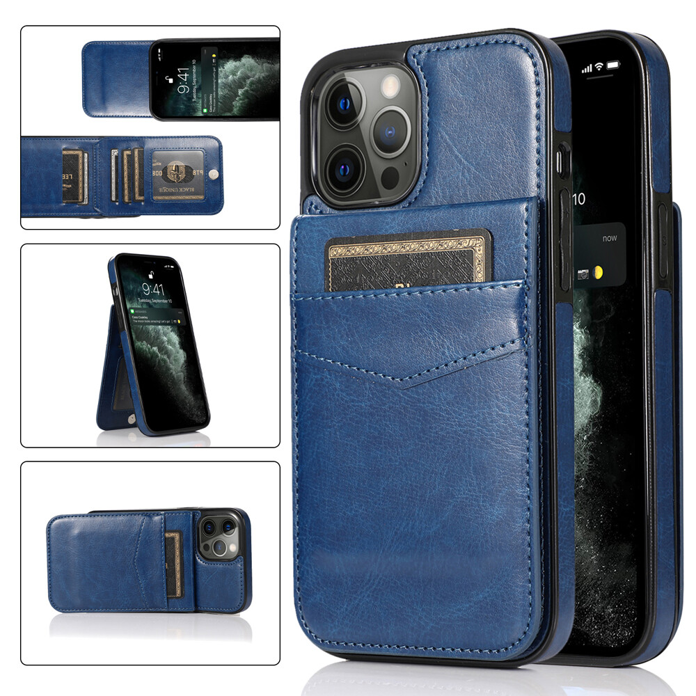 KISSCASE PU Leather Case For iPhone 14 13 12 11 Pro Max Xs Max Xr X 6 7 8 Plus Card Slot Wallet Phone Case for iPhone 14 Pro Max 14 Pro 14 Plus Samsung S23 Ultra Shockproof Cover