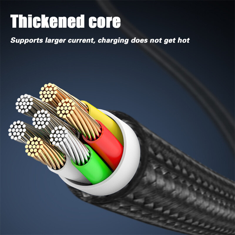 3-trong-1 cáp sạc Lightning Micro USB Type C Cáp sạc nhanh dòng cáp sạc tương thích với Iphone Ipad Điện thoại Android Huawei Xiaomi Samsung Vivo