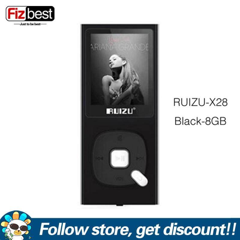 RUIZU X28 MP3 Player 8GB Portable Audio Walkman High Sound Quality Lossless Music Players With FM Radio Ebook Voice Recorder Support TF Card
