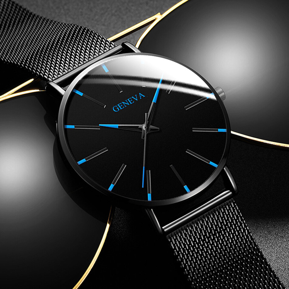 đồng hồ nam Siêu Mỏng YOLAKO chống nước. thiết kế đơn giản -Đồng hồ nam đẹp, Đồng hồ nam kính sapphire,