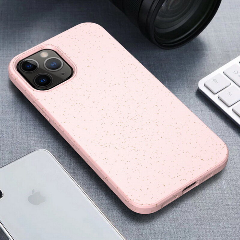 CrashStar Environmentally Friendly Silicone Add Wheat Straw Soft Phone Case For iPhone 15 14 Pro Max Plus 13 12 11 Pro Max Mini XS Max XR X 8 7 Plus + SE 2020 Shockproof Phone Cover Biodegradable Phone Caing Hot Sale
