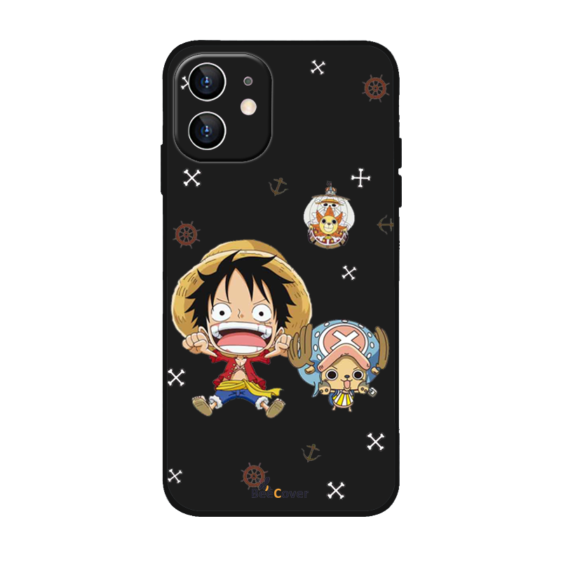 Custom Cartoon Funny Luffy Choba Pattern Silicone Matte Soft Case For iPhone 16 15 PRO MAX 14 14Pro 14Plus 14Promax 13 13pro 13promax 13mini 12 12pro 12promax 12mini 11 11pro 11promax X XS XR XSMAX 6 6s 7 8 + Plus 5 5S SE 2020 Casing