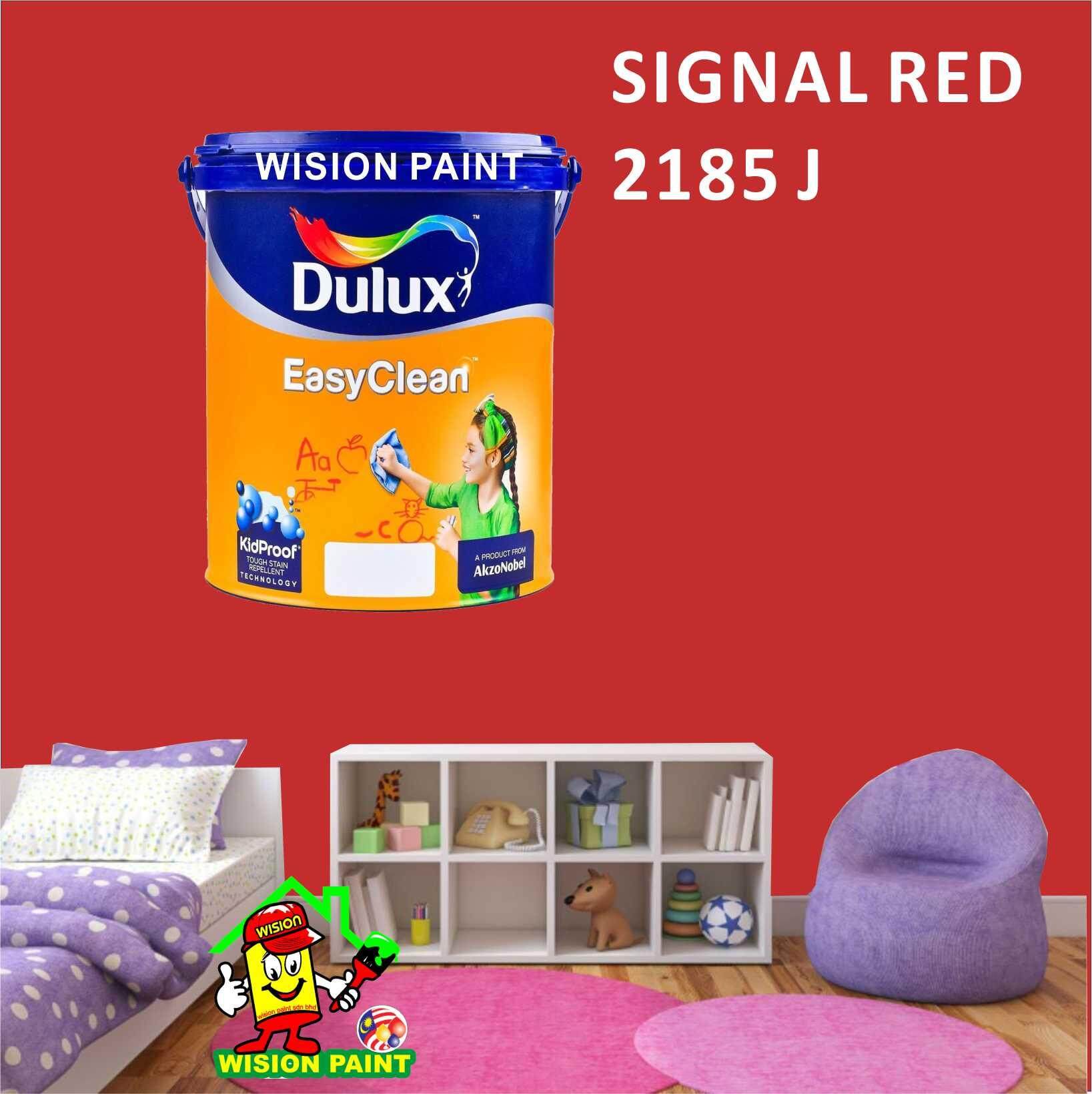 SIGNAL RED 2185 J ( 5L ) ICI DULUX EASY CLEAN / EASYCLEAN INTERIOR