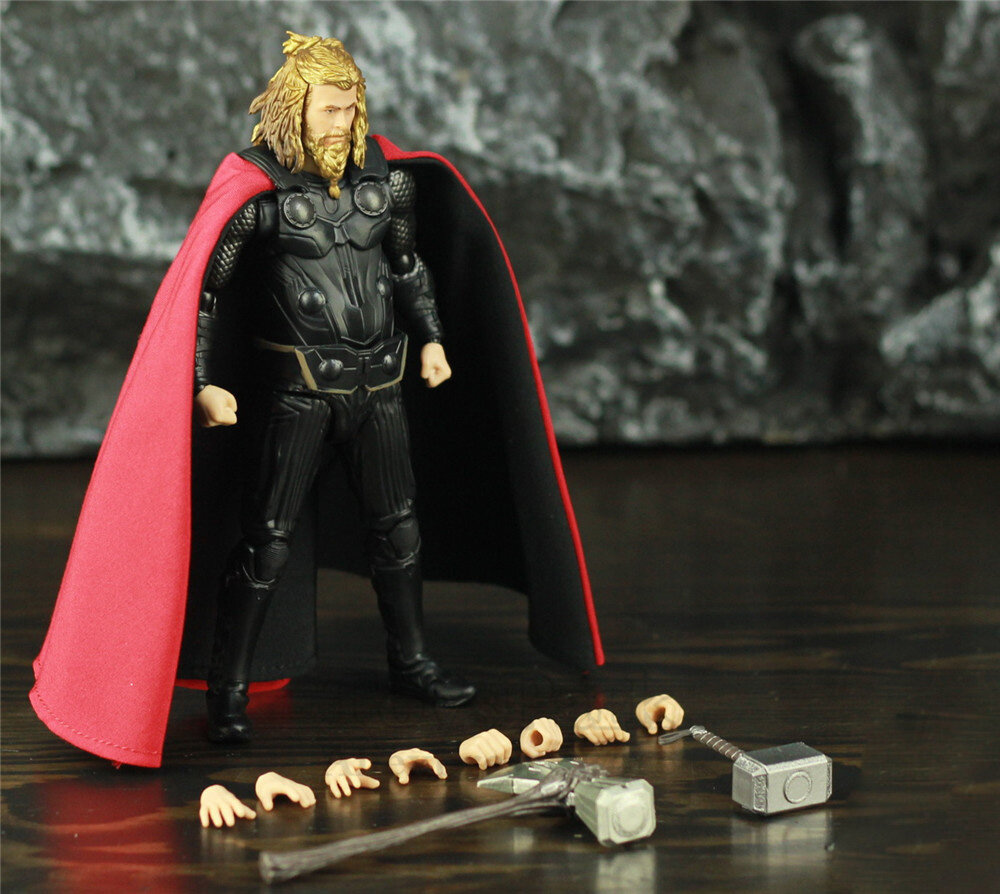 Marvel Avenger Endgame Fat THOR Movie Action Figure With Storm