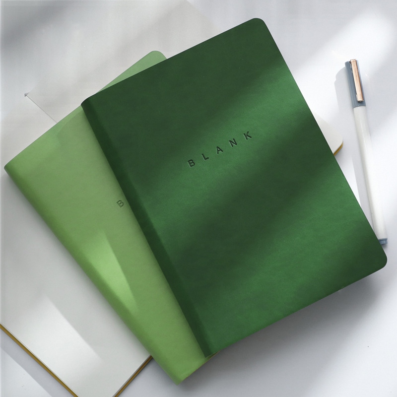 【Fire New】 A5 Diary Notebook Daily Business Office Notebook 288-Page Ultra-Thick Leather Notepad Diary Learning School Supplie For Student