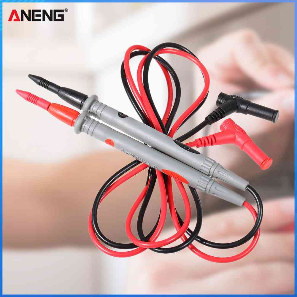1 Pairs Multimeter Test Pens Universal 20A Multimeter Probe Gold-plated Probe Equipment Electrician Accessories